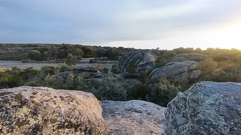 Vista ruta minas en Pino del Oro