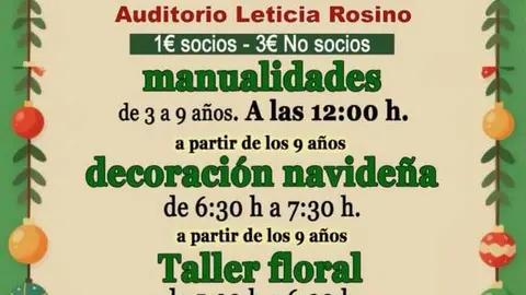 cartel talleres Tábara