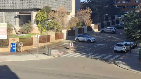 Trabajos en el antiguo edificio del Banco de España