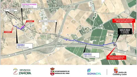 Plano de la planta. Foto DIputación de Zamora