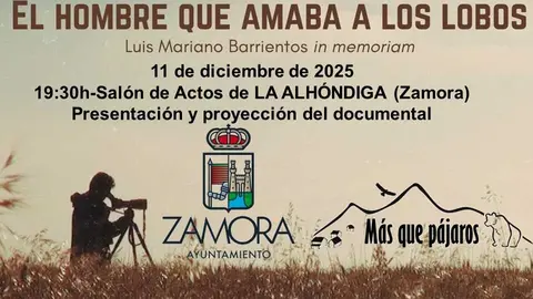 proyección del docuemntal El Hombre que amaba a los lobos