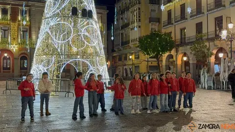 villancico y cholocatada Colegio Trilema de Zamora 