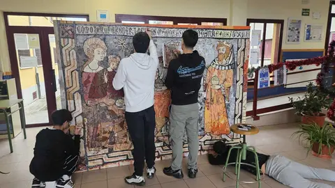 Mural Adoraci&oacute;n Reyes Magos IES Pardo tavera _6