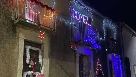 Domez, casa decorada en Navidad