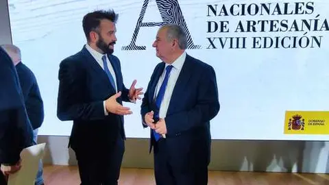 David Gago y el ministro Jordi Hereu