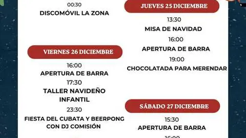 Carbajosa de Alba fiestas de Navidad