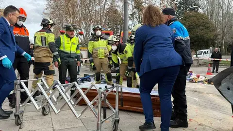 Simulacro accidente Zamora 