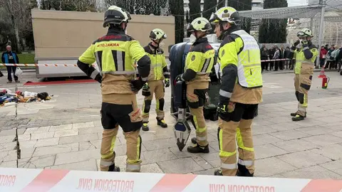 Simulacro accidente Zamora _8