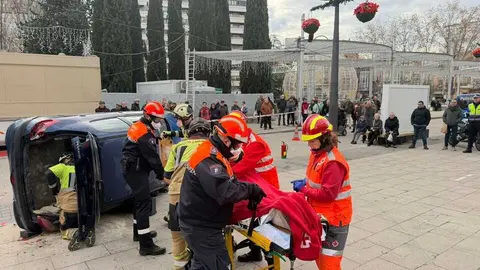 Simulacro accidente Zamora _11