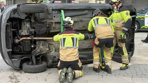 Simulacro accidente Zamora _13