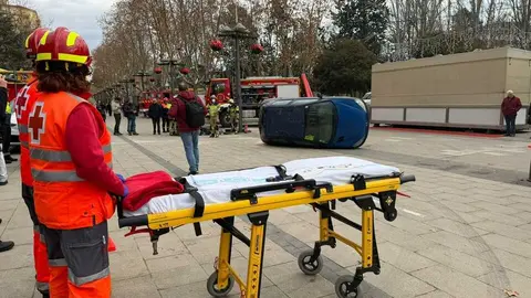 Simulacro accidente Zamora _17