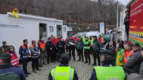 Un momento del simulacro en Rihonor de Castilla