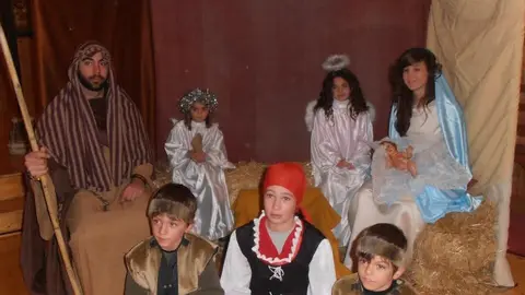 Bel&eacute;n viviente de Argujillo. IMAGEN CEDIDA