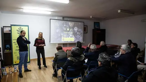 Olga Gonz&aacute;lez, directora de FORGARERO y Diego Rodr&iacute;guez t&eacute;cnico de FORGARERO