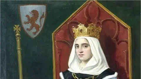Cuadro de la Reina Urraca I de Le&oacute;n.