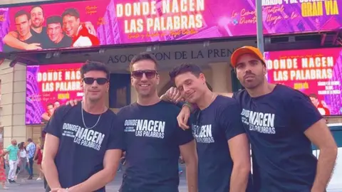 Actores de la obra que se presenta en el Ramos Carri&oacute;n