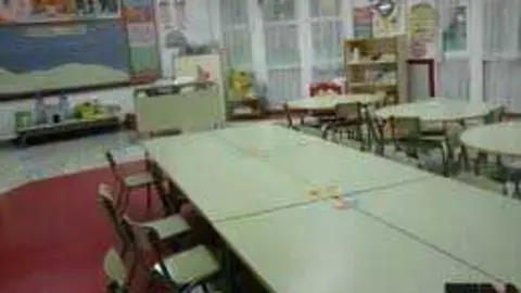 Aula vac&iacute;a. Imagen de archivo