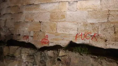 Pintadas en la muralla Zamora (7)