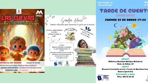 Talleres y cuentacuentos en las bibliotecas de Zamora