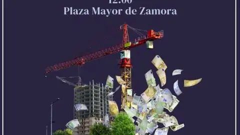 Convocatoria protesta vivienda Zamora