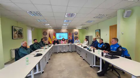 reuni&oacute;n de seguridad en Benavente. IMAGEN INTERBENAVENTE