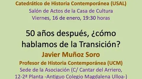 CICLO DE CONFERENCIAS España Siglo XX