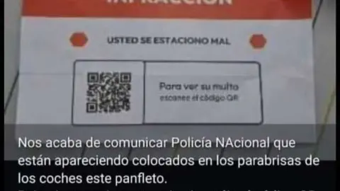 Foto de uno de los carteles que circula por las redes