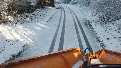 Sanabria estado carreteras nieve