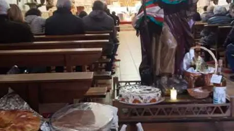 Misa de San Ant&oacute;n en Granja de Moreruela.1