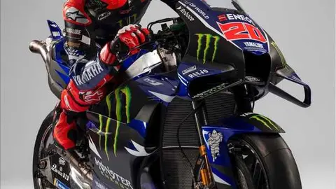 Nueva Yamaha motor V4, Fabio Quartararo - imagen del redes sociales de Yamaha