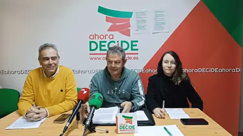Rueda de prensa de Ahora Decide