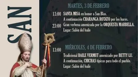 cartel San Blas Villalaz&aacute;n