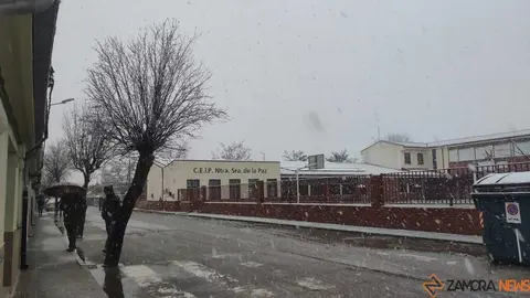 Nieve en Zamora