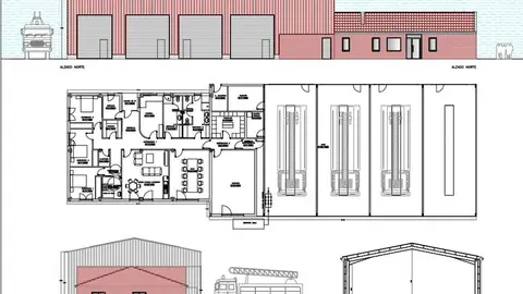 Planos Parque de Bomberos de Toro