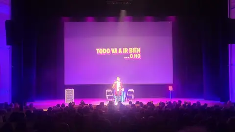 Karim en el escenario