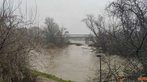  El Duero inunda ace&ntilde;as y paseos a su paso por Zamora_12
