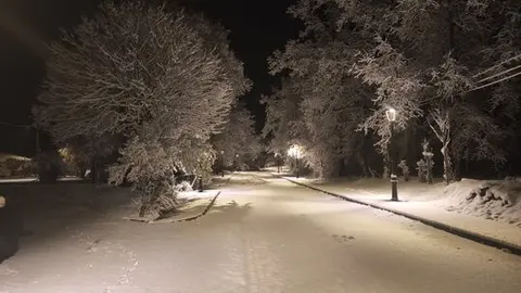 Sanabria amanece nevada