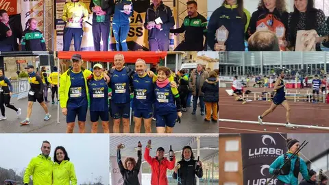 Collage de carreras del CD Zamora