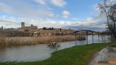 crece el r&iacute;o Duero Zamora _22