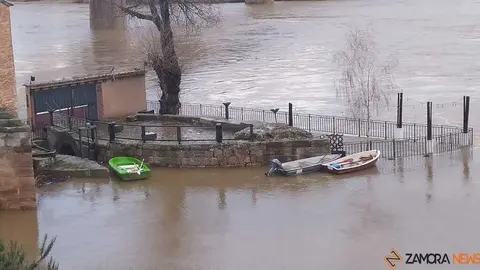 crecida el r&iacute;o Duero Zamora _4
