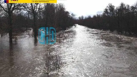 R&iacute;o Nengro a la altura de Santa Eulalia de Rionegro