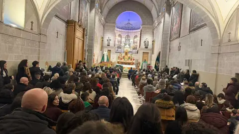 Celebraci&oacute;n de la Palabra en la Iglesia convento del Tr&aacute;nsito, Foto Vicente Marcos