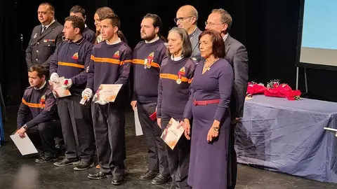 Voluntarios de Protecci&oacute;n Civil de Toro galardonados por su actuaci&oacute;n incendios forestales