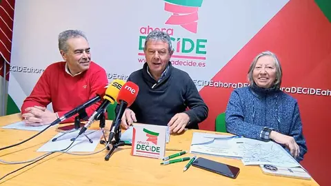 Rueda de prensa de Ahora Decide