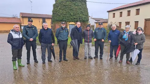 Subdelegado del Gobierno en su visita a Molezuelas