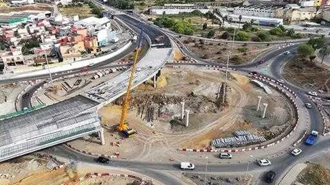 Obras del acceso Sur al Puerto Bah&iacute;a de Algeciras