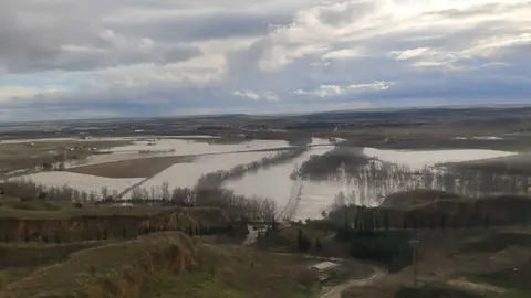 La Vega de Toro anegada