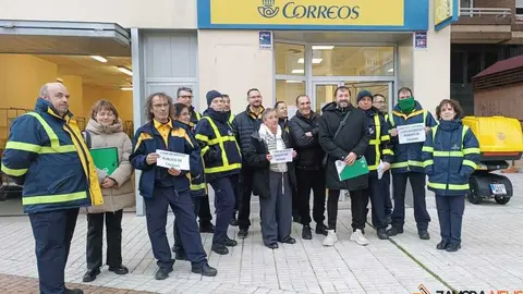 personal de Correos en Zamora 