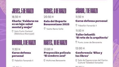 progranaci&oacute;n 8m benavente