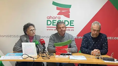 Rueda de prensa de Ahora Decide